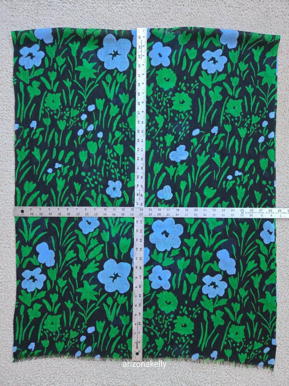 NWOT Marimekko Wool Fiore Scarf Iso Pikkulempi Finland Design - Picture 11 of 15